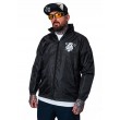 Dragstrip Clothing Mens Water resistant Coach Jacket Biker Widow makers Print